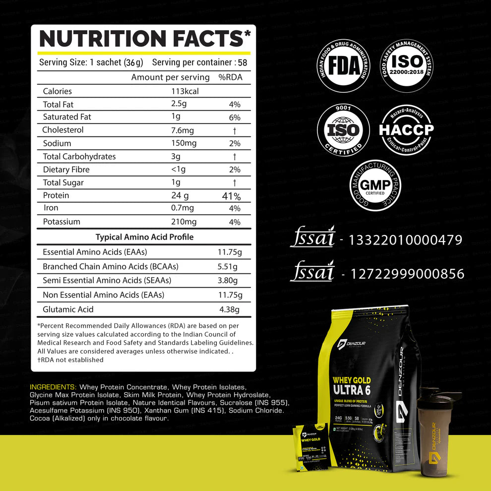 DENZOUR WHEY GOLD ULTRA 6
