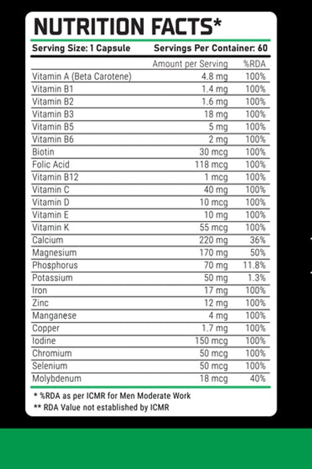 DENZOUR MULTIVITAMIN