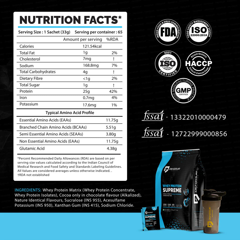 DENZOUR WHEY PROTEIN SUPREME