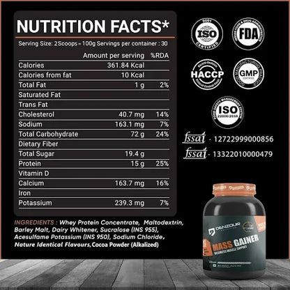DENZOUR MASS GAINER